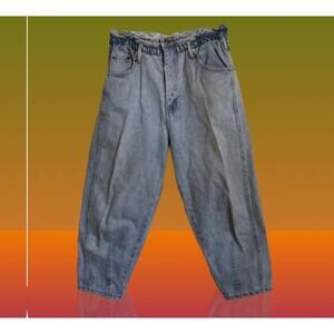 Vintage Y2K Nuvo Classix high waisted Capri jeans Baggy Puffy Juniors Size 11